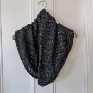 Garnet Hill Twisted Sequin-Detail Infinity Scarf